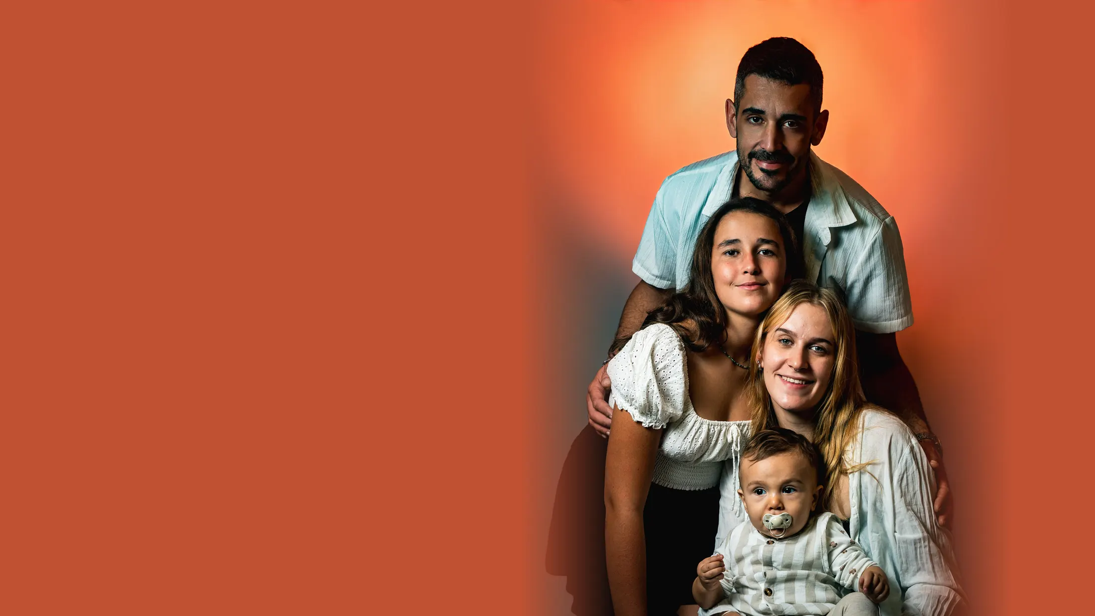 Sesión en familia para Victor y Marie