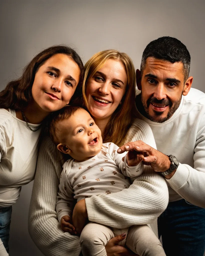 Sesión en familia para Victor y Marie