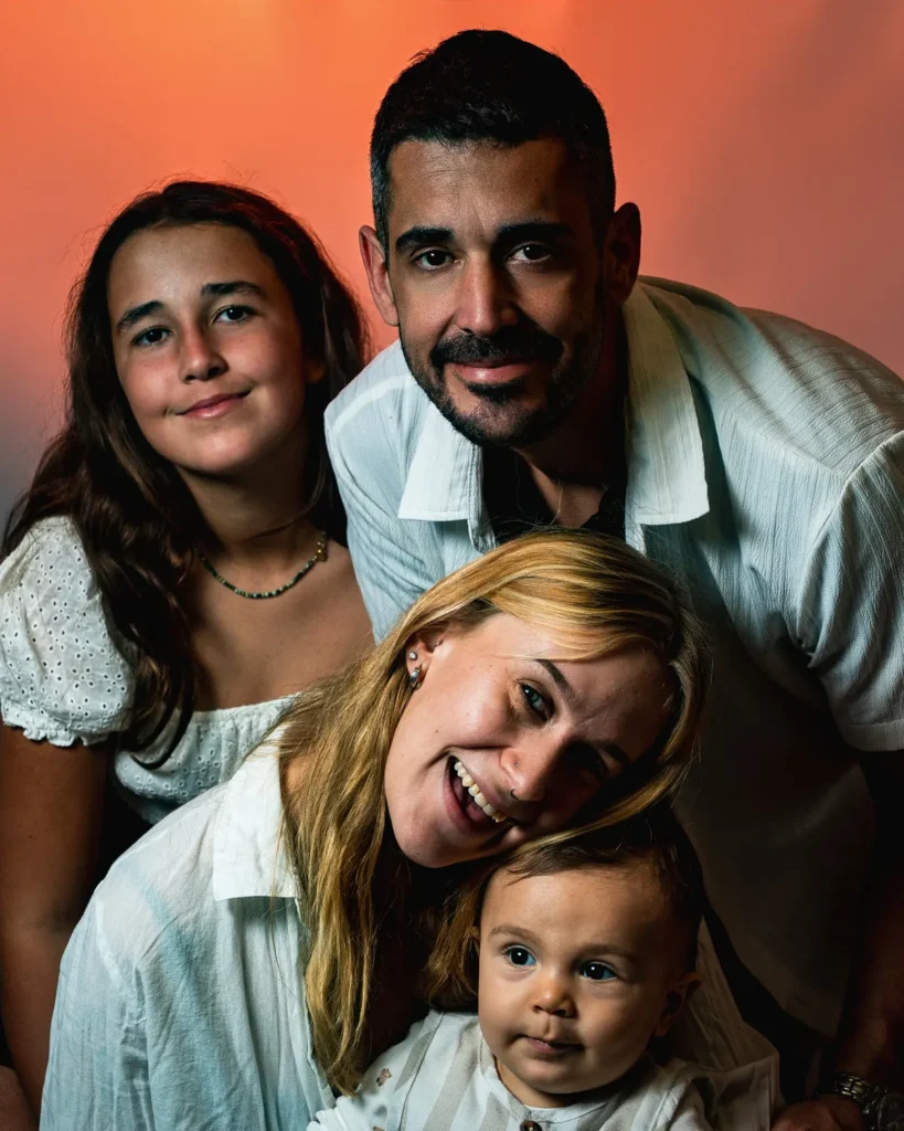 Sesión en familia para Victor y Marie